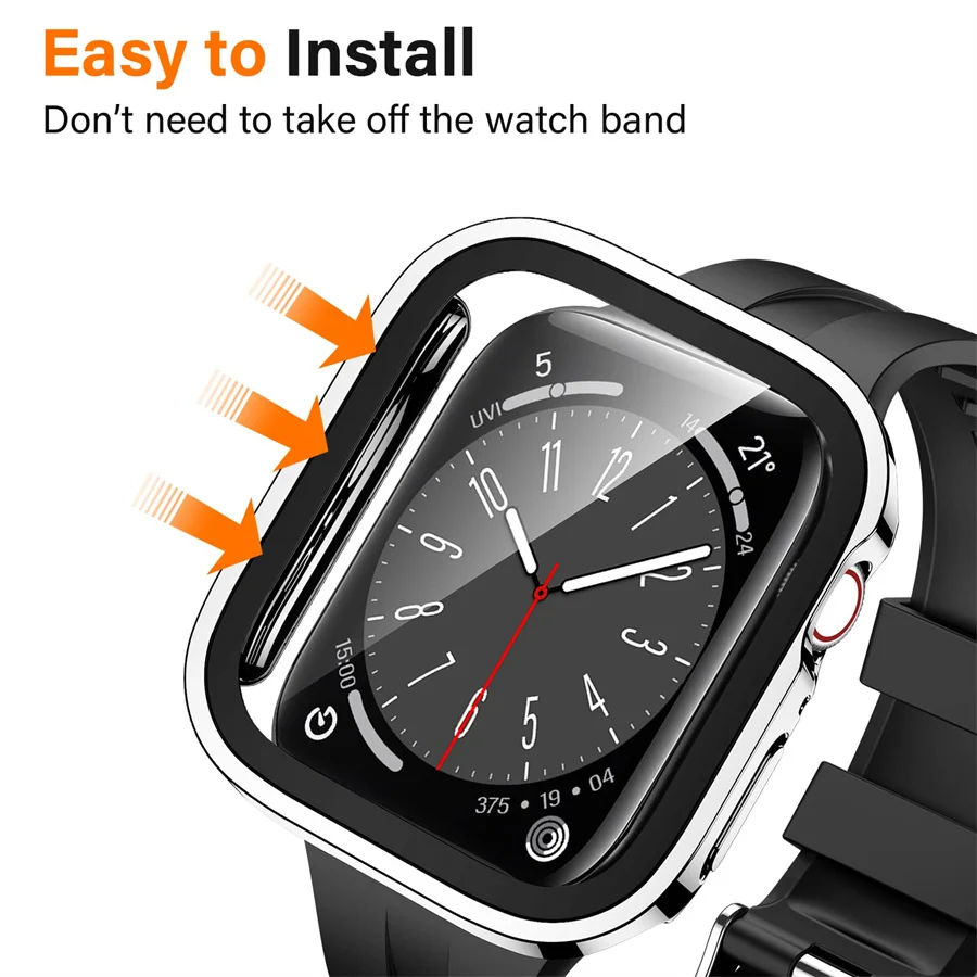 Glass+cover For Apple Watch ca - Smartwatch Watches Price review and price