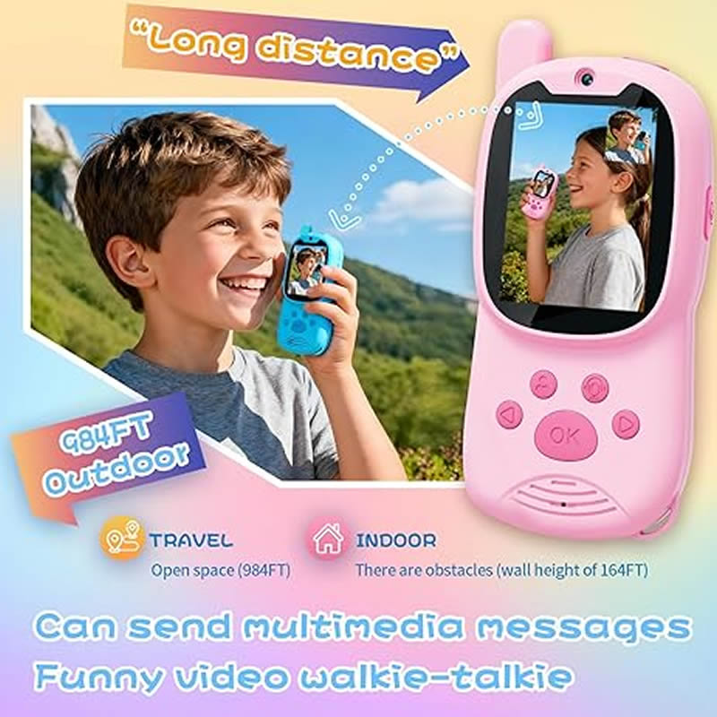 Walkie Talkies Cute 2Pack Rech - Smartwatch Watches For Kid Boy review and price