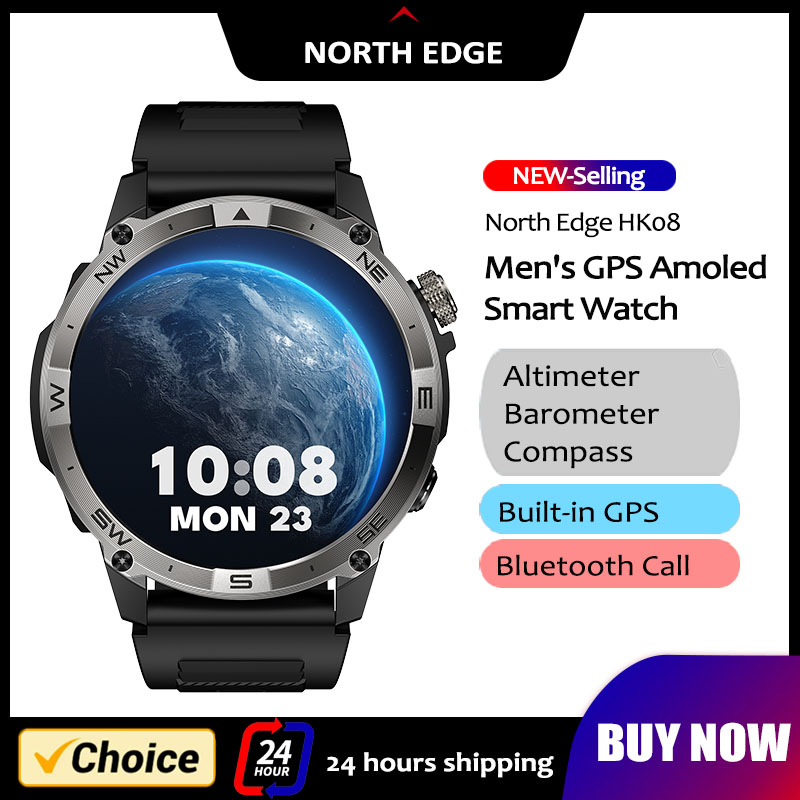 NORTH EDGE GPS Sports Smart Wa - Altimeter Compass Watch review and price