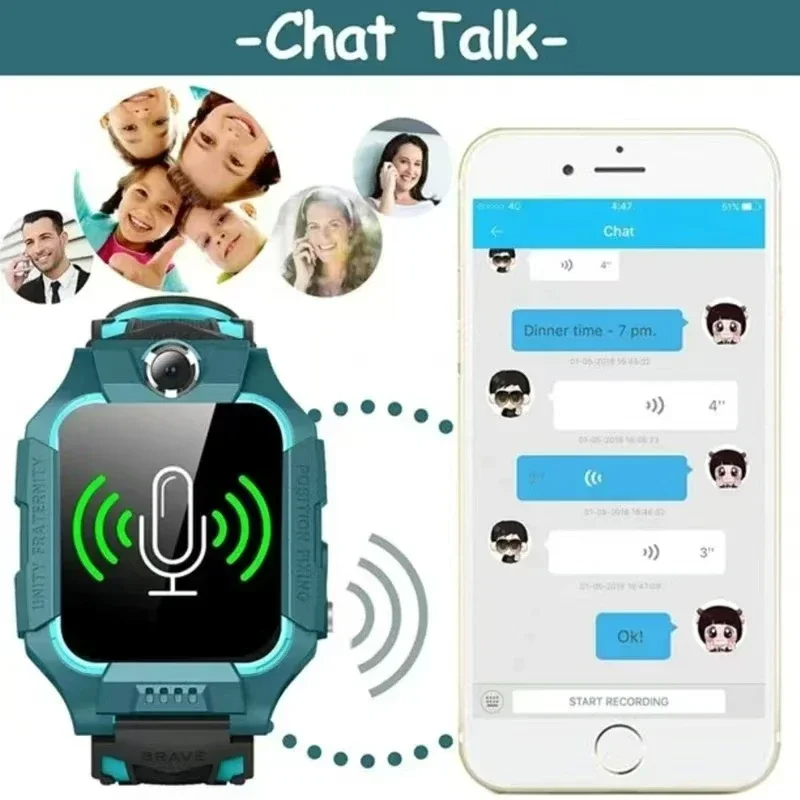 Lenovo 5G Kids Smart Watch Gif - Smartwatch Watches Price review and price
