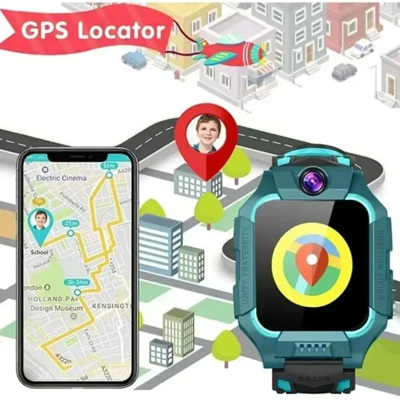 Lenovo 5G Kids Smart Watch Gif - Smartwatch Watches Price review and price