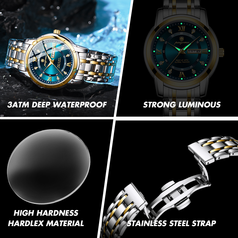 PAAZOMU Watch Men Women Diamon - Smartwatch Watches Price review and price