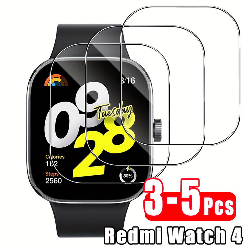 3-5Pcs Premium Tempered Glass  - Watch Redmi review and price