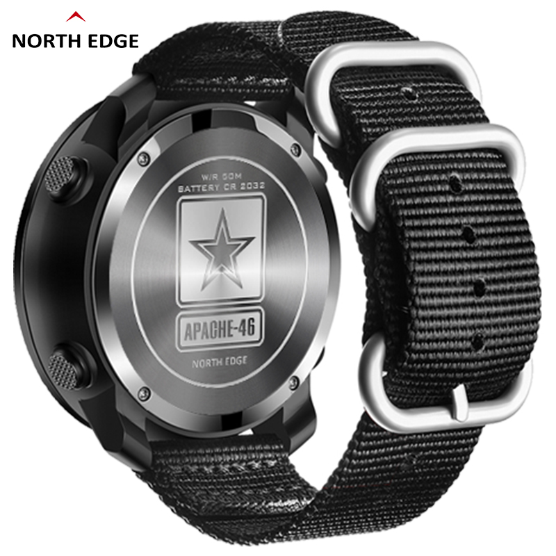 NORTH EDGE APACHE-46 Men Digit - Altimeter Compass Watch review and price