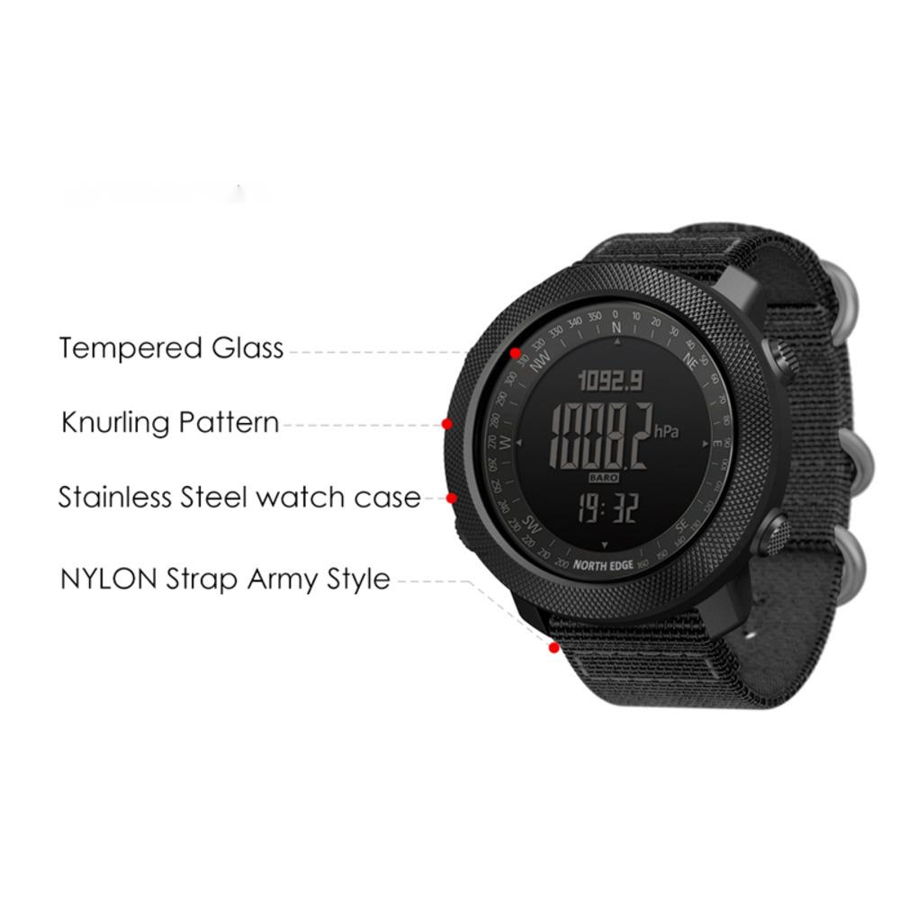 NORTH EDGE Watches For Men APA - Altimeter Compass Watch review and price