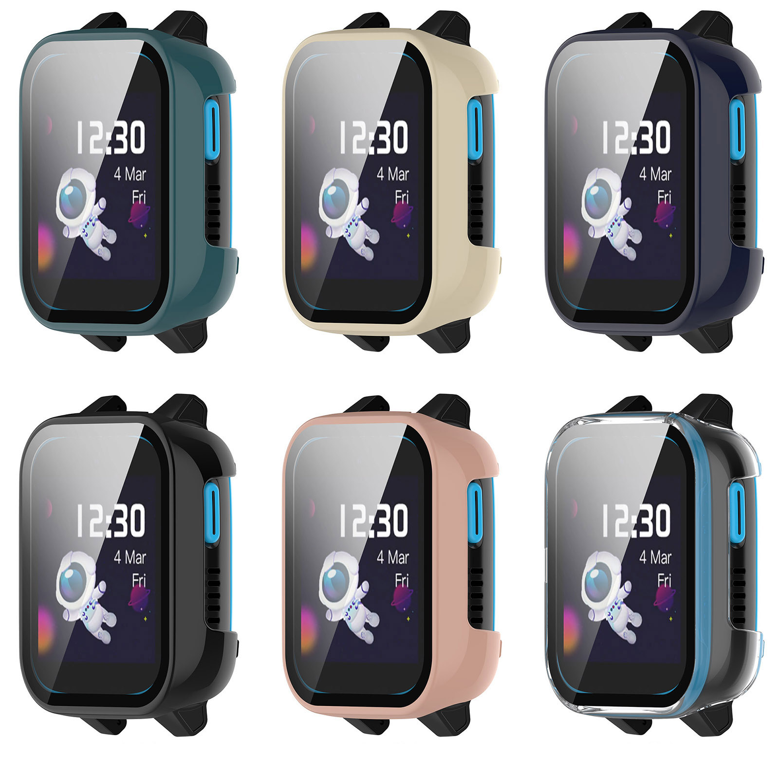Hard Edge Shell Glass Screen P - Smartwatch Watches For Children review and price