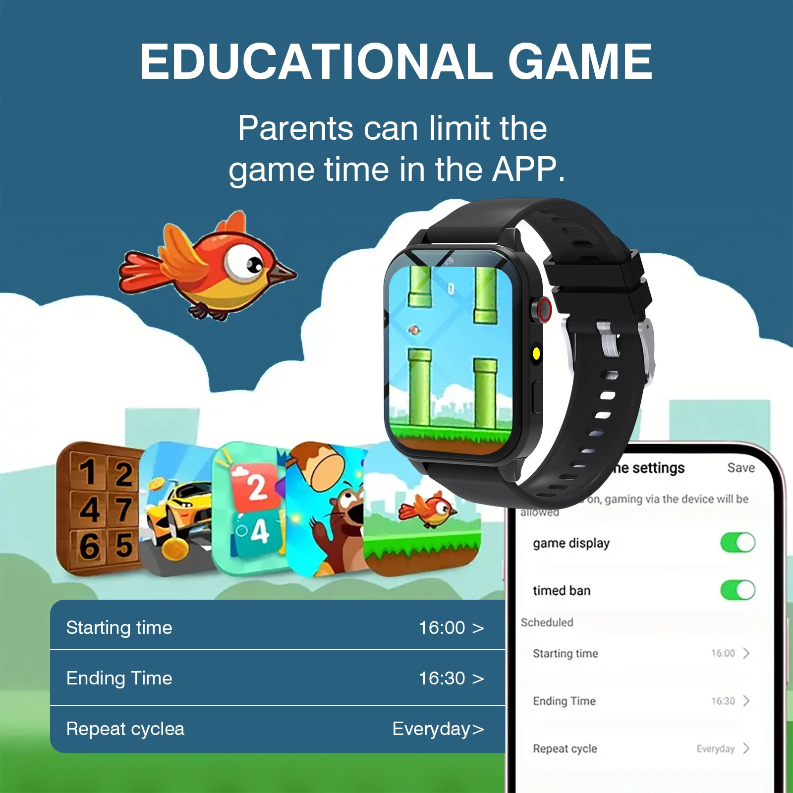 Kids′s Smart Watch 18 Games Ca - Smartwatch Watches For Children review and price