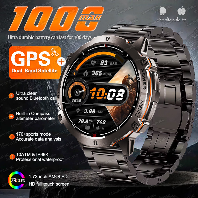 NEW TANK X3 Military 1000mAh G - Altimeter Compass Watch review and price