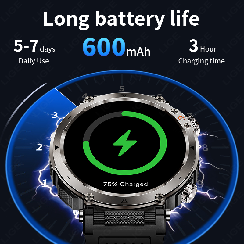 New Military Outdoor Smartwatc - Smartwatch Military Watches For Men review and price