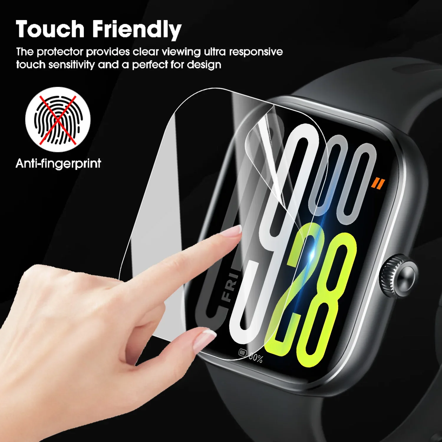 1-5PCS Hydrogel Protective Fil - Watch Redmi review and price