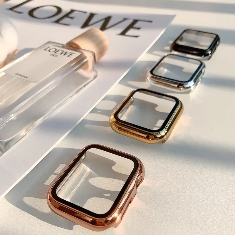 Glass+case For Apple Watch ban - Smartwatch Watches Price review and price