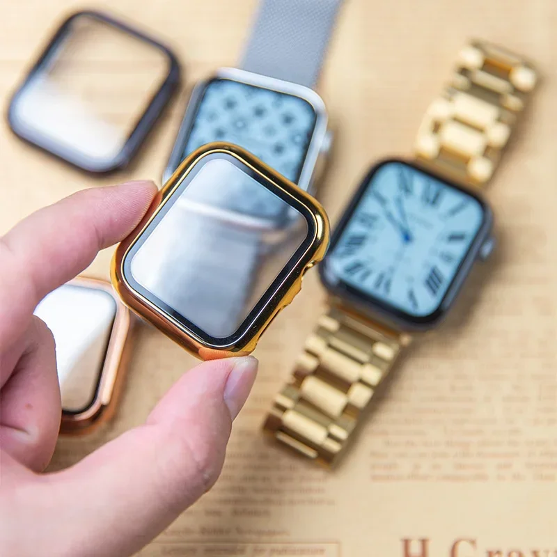 Glass+case For Apple Watch ban - Smartwatch Watches Price review and price